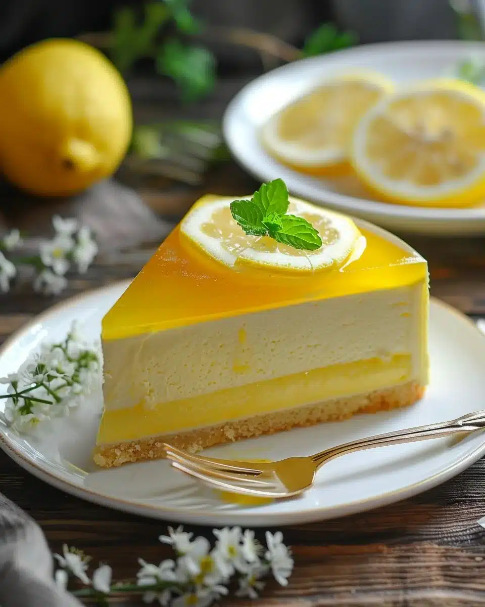 Lemon Mousse Cake