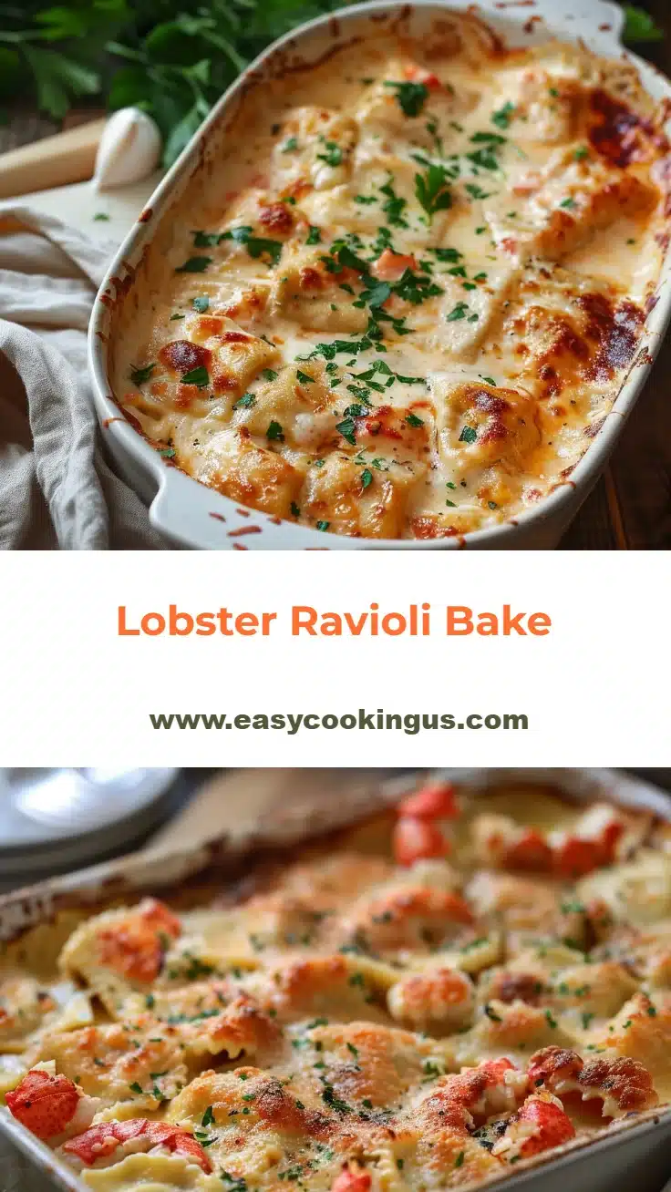 Lobster Ravioli Bake