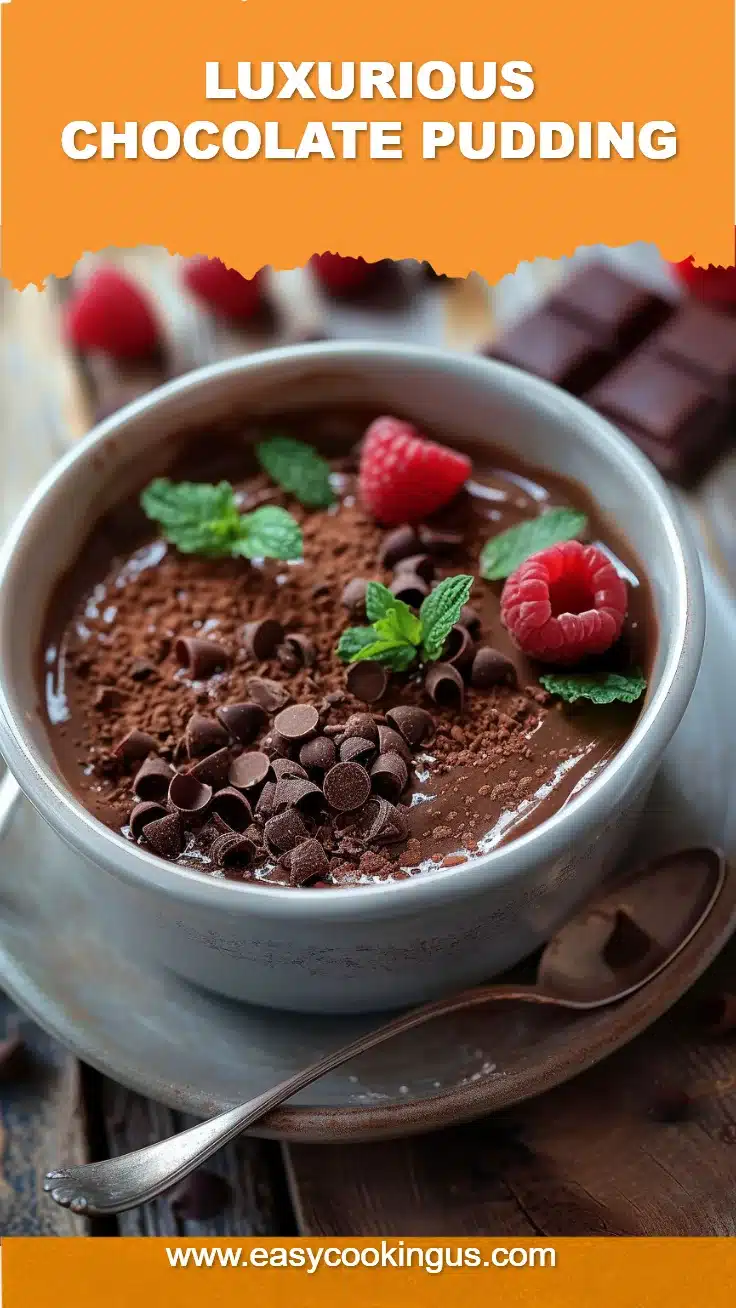 Luxurious Chocolate Pudding