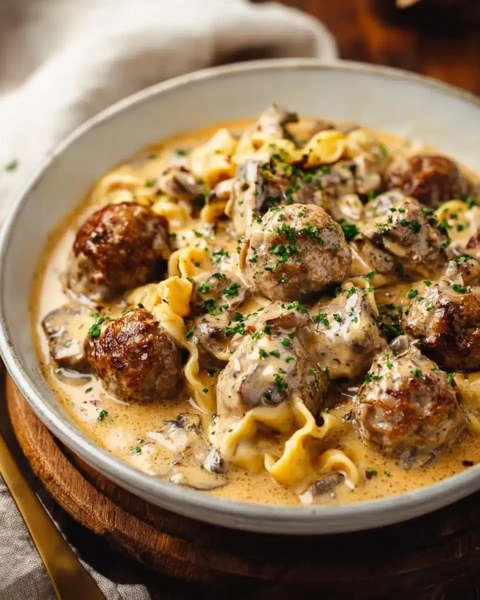 Meatball Stroganoff