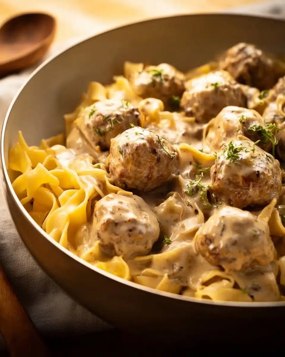 Meatball Stroganoff