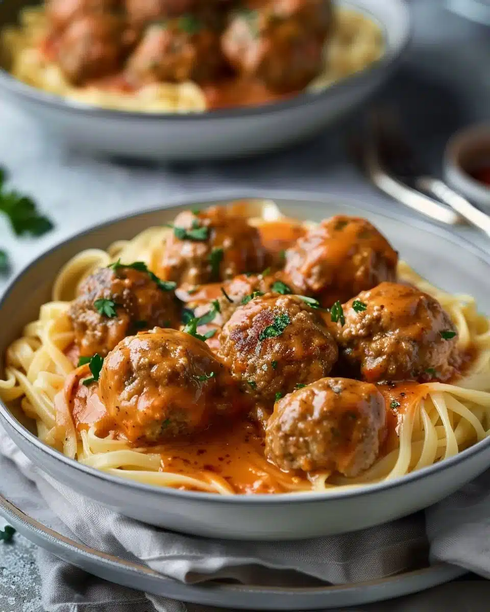 Meatball Stroganoff