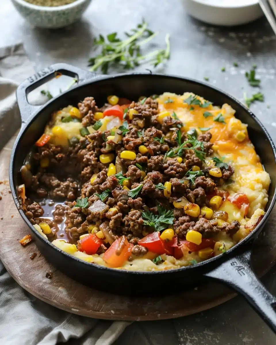 One-Skillet Ground Beef Dinner