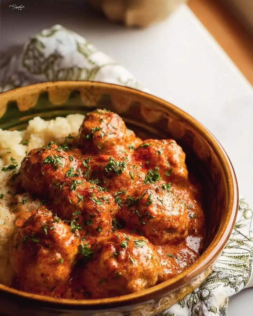 Paprika Chicken Meatballs