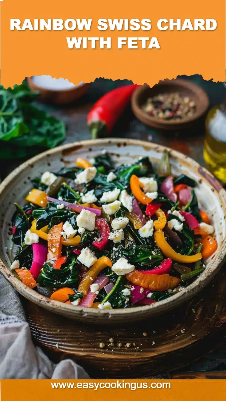 Rainbow Swiss Chard with Feta