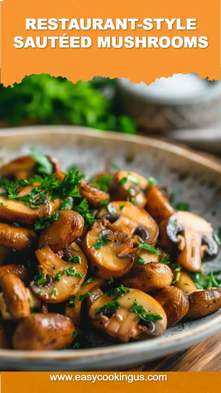 Restaurant-Style Sautéed Mushrooms