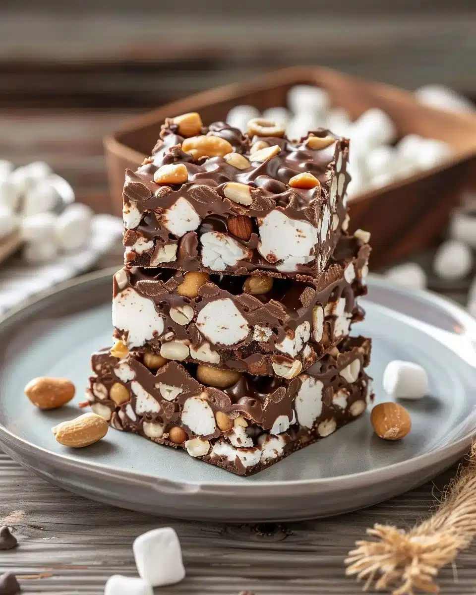 Rocky Road Candy Bars