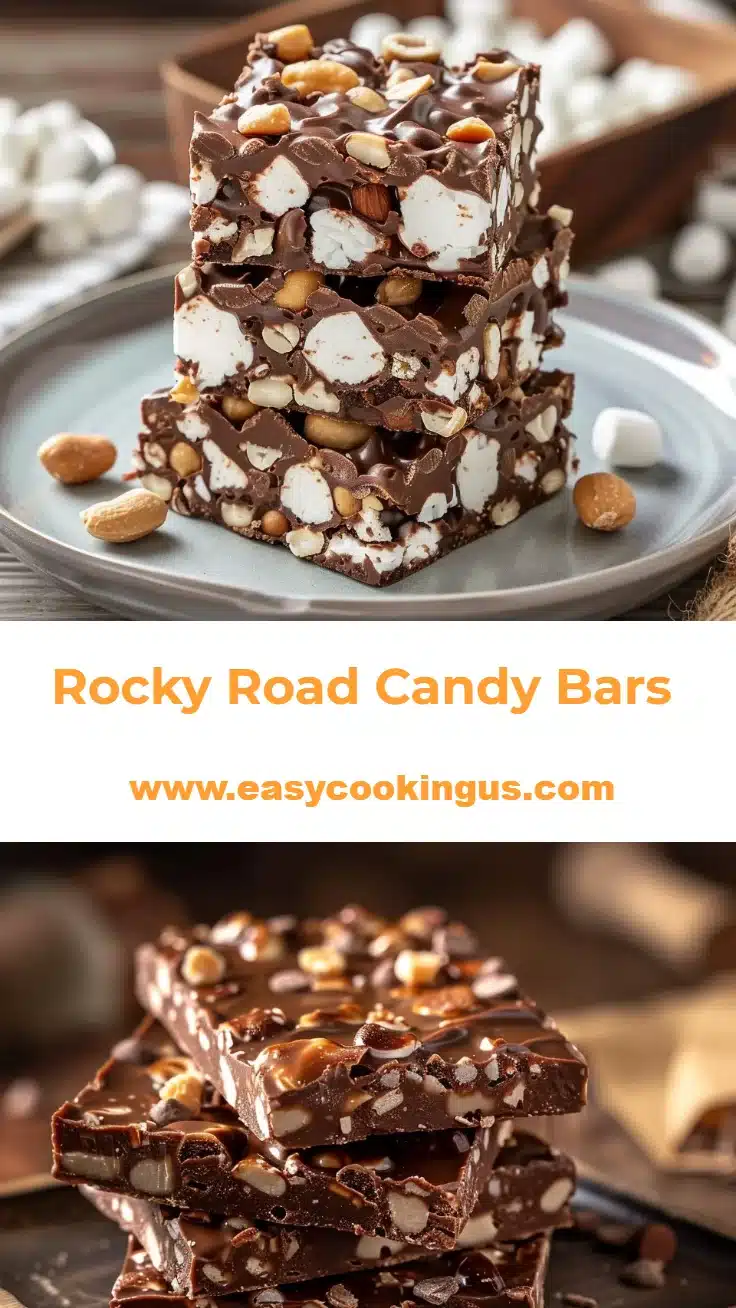 Rocky Road Candy Bars