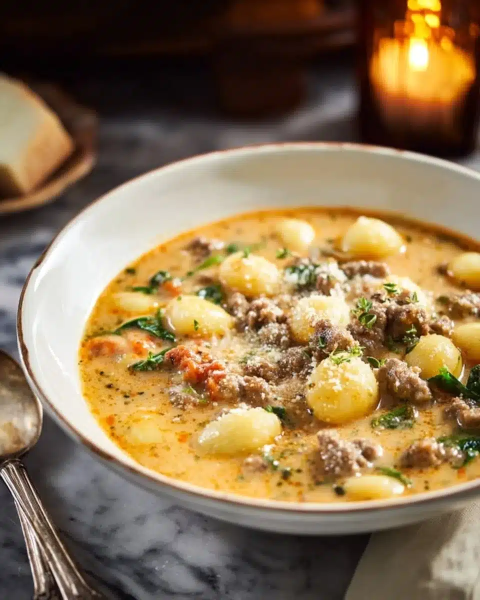Sausage Gnocchi Soup
