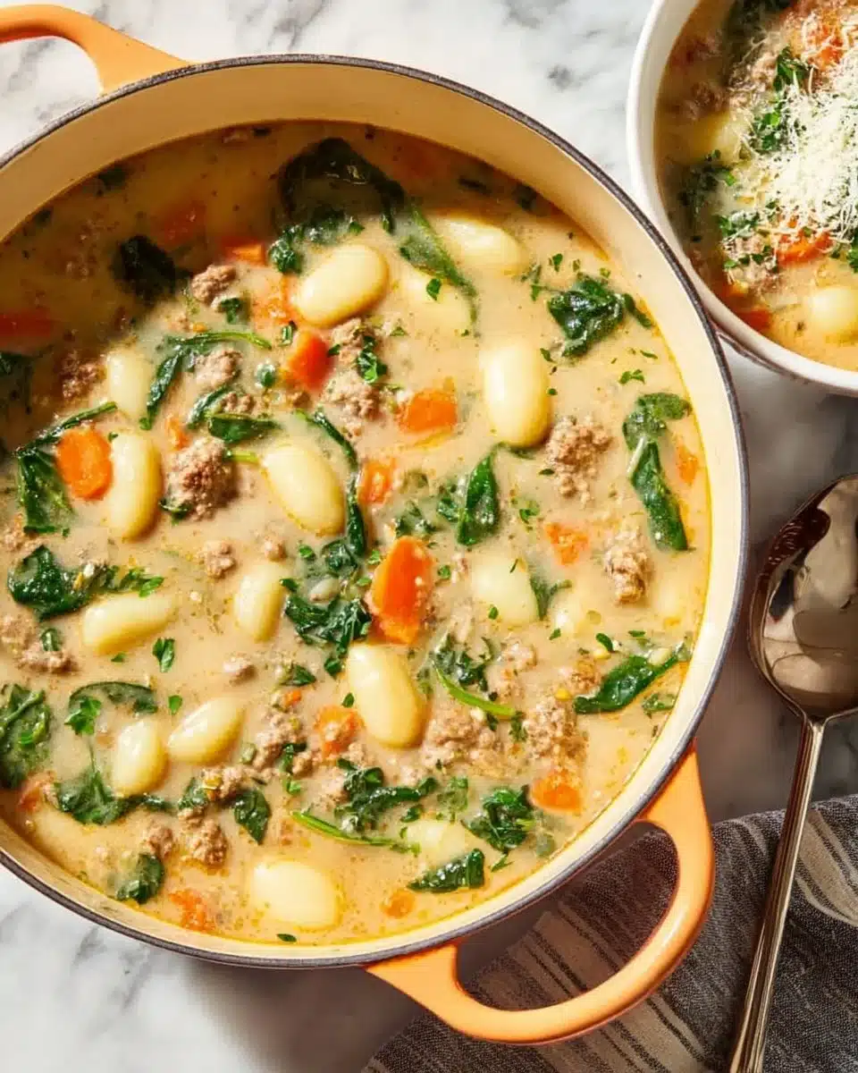 Sausage Gnocchi Soup