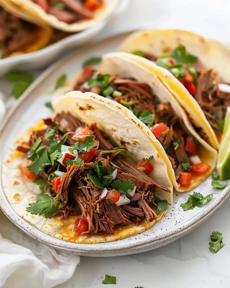 Slow Cooker Brisket Tacos
