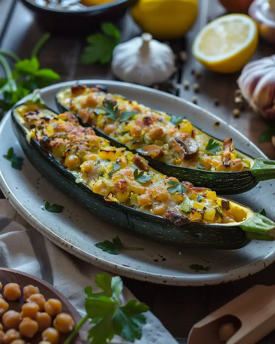 Stuffed Zucchini