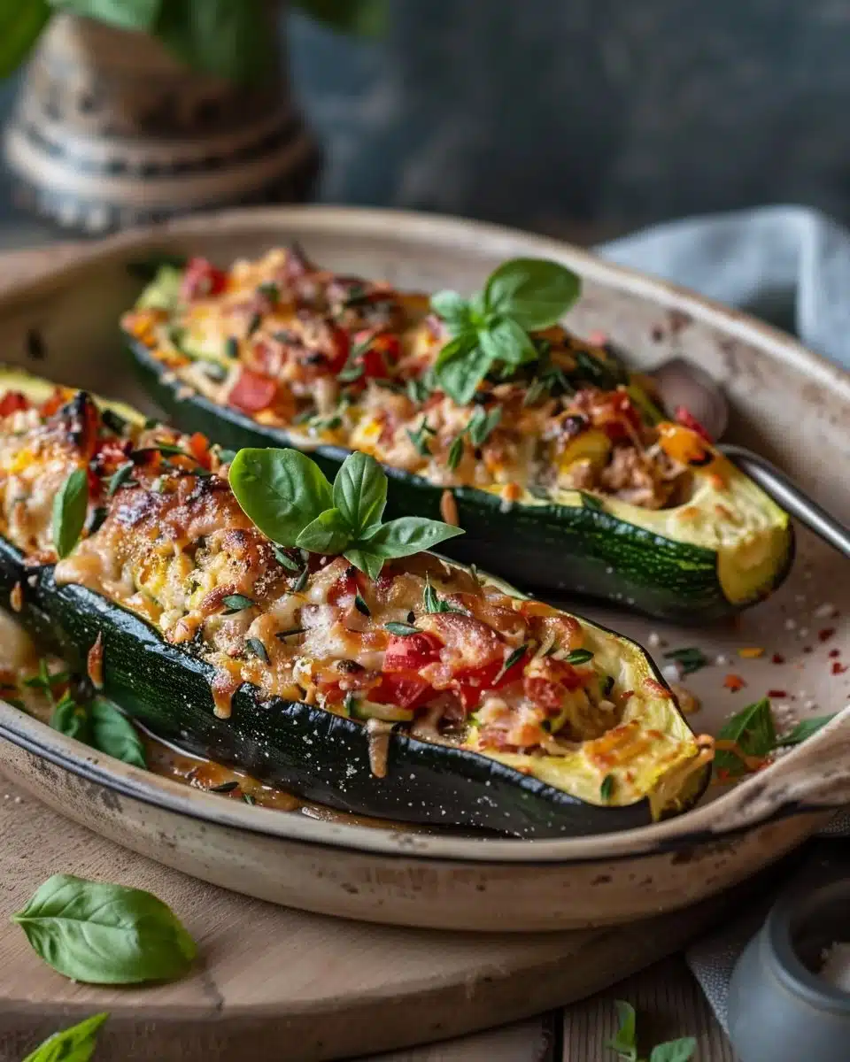 Stuffed Zucchini
