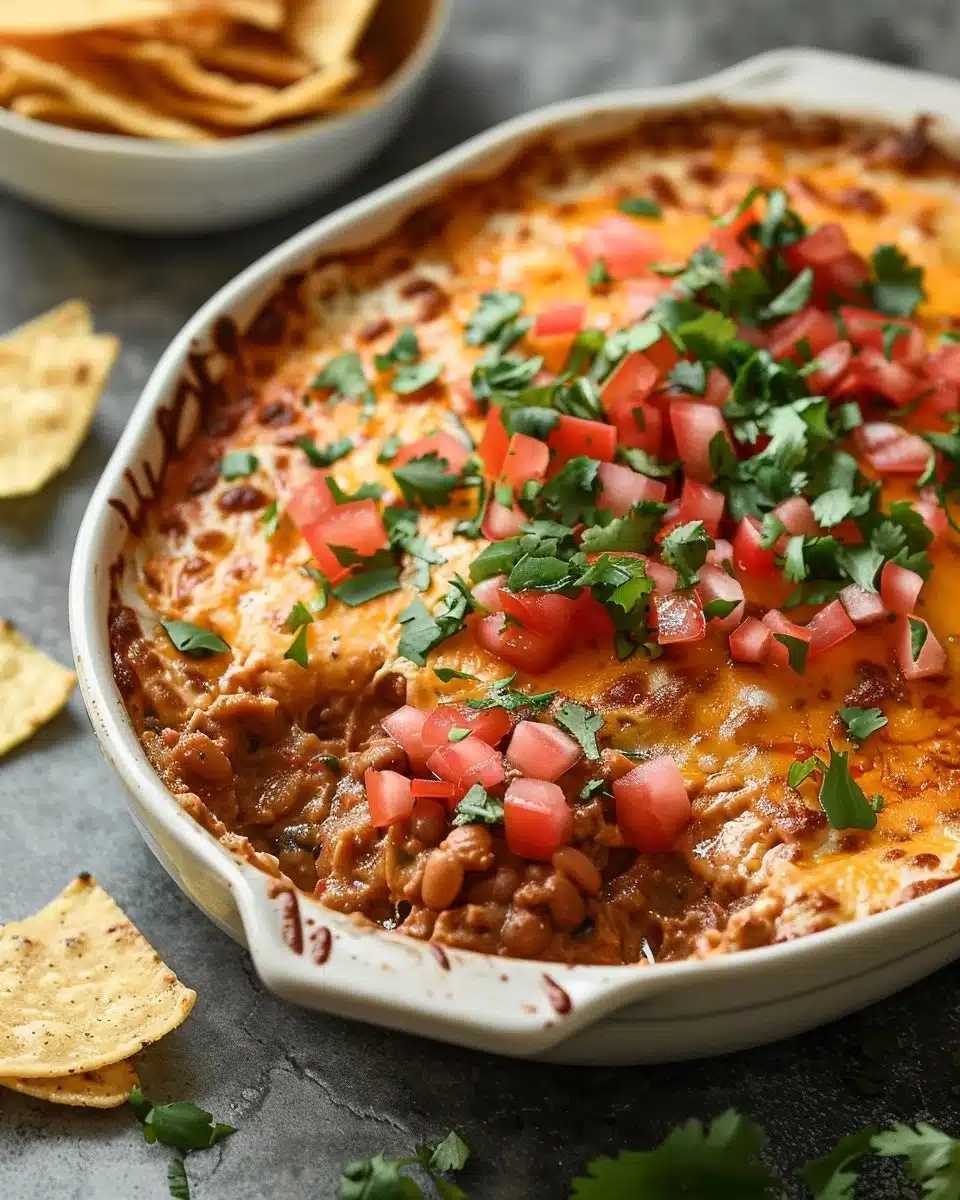 Taco Dip with Refried Beans