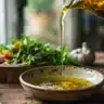 Quick and easy Mediterranean salad dressing recipe prepared in 2 minutes