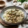 Easy risotto dish with fresh ingredients and herbs