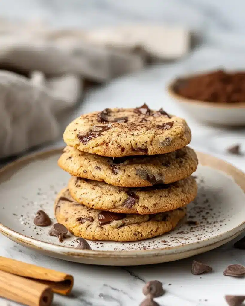 Delicious three-ingredient cookies fresh from the oven.