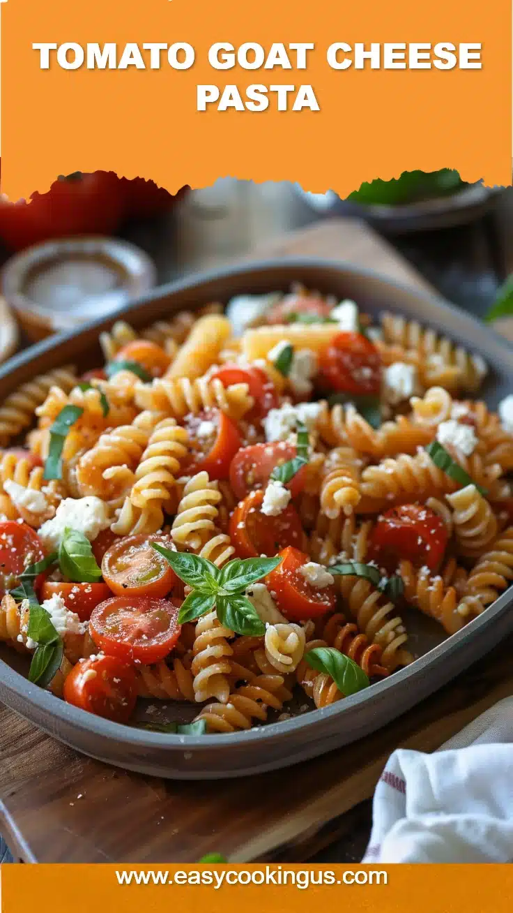Tomato Goat Cheese Pasta