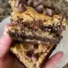 Deliciously baked Chocolate Chip Loaf Cake with chocolate chips inside