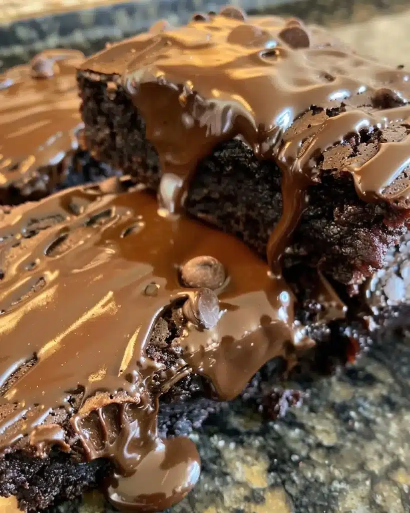 Mint Chocolate Cookie Cake topped with mint frosting and chocolate chips