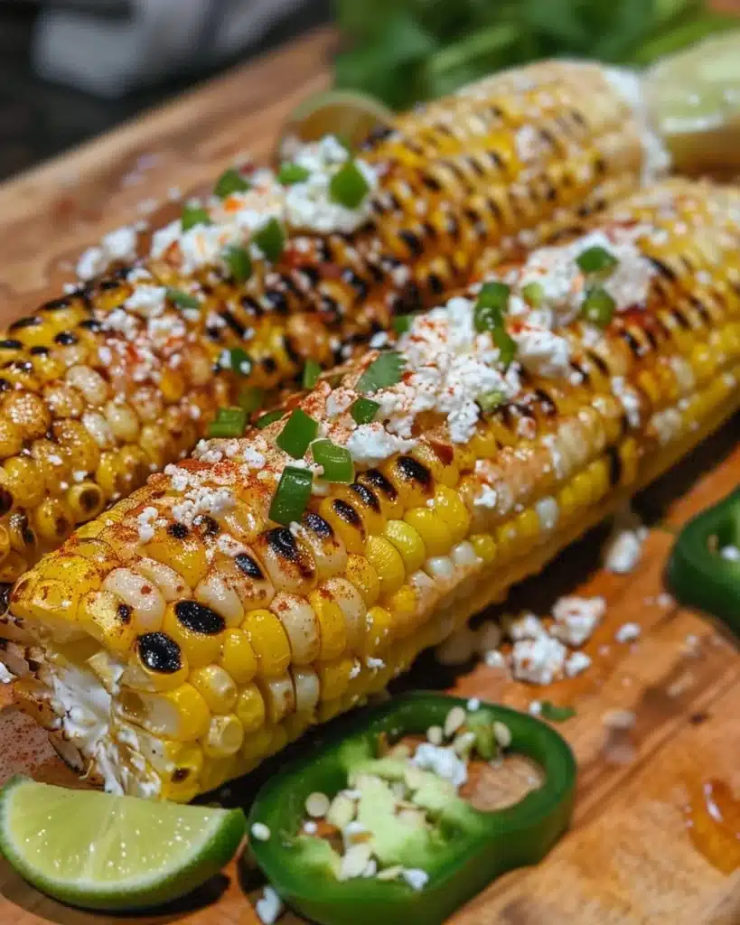 Creamy Street Corn Dip served with tortilla chips