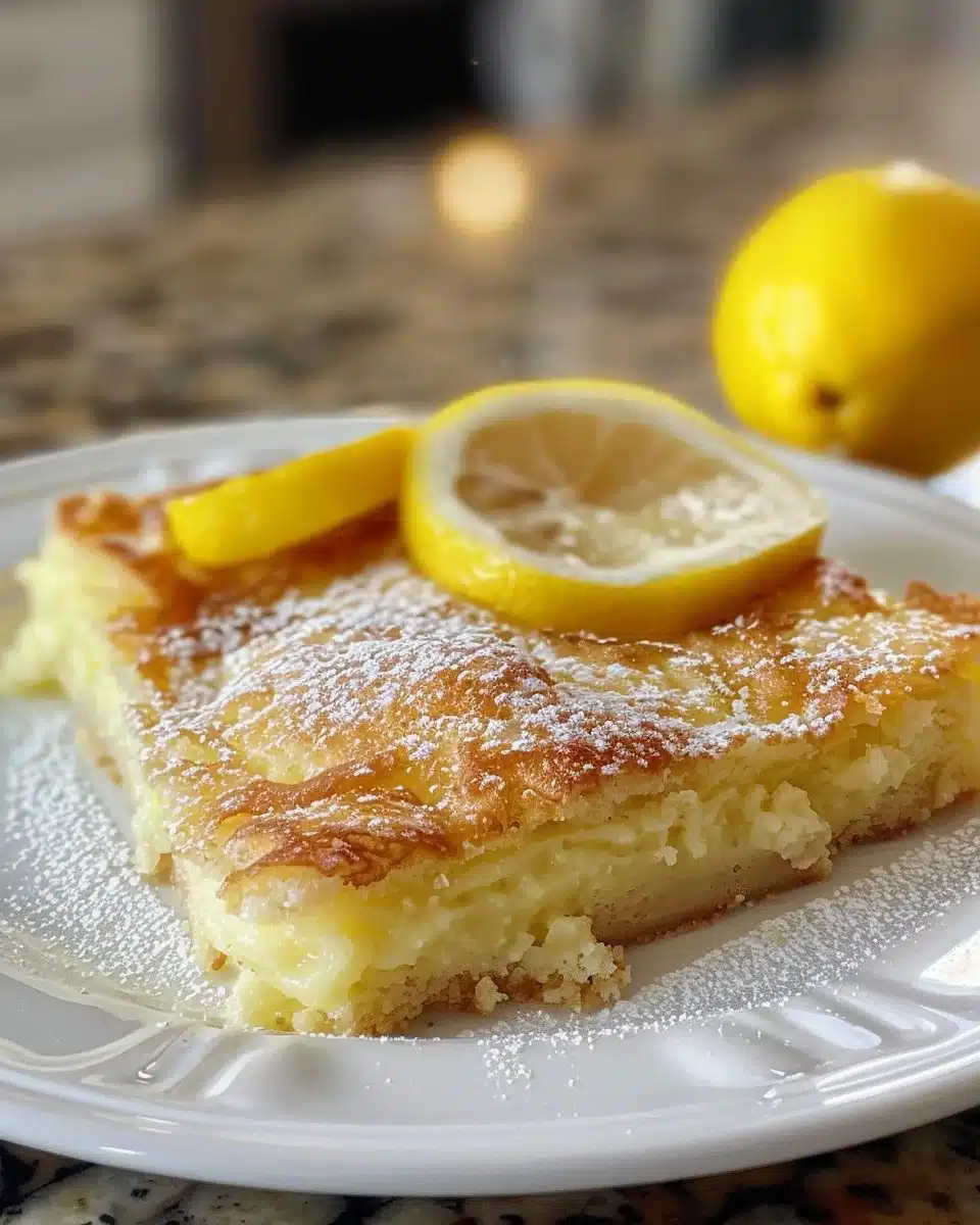Delicious Almond Loaf Cake with Lemon, topped with a citrus glaze
