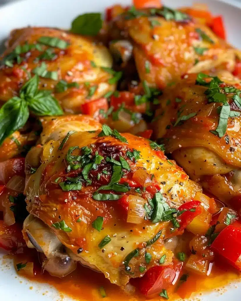 Delicious Roman-Style Chicken recipe by Chef John, showcasing Italian flavors.