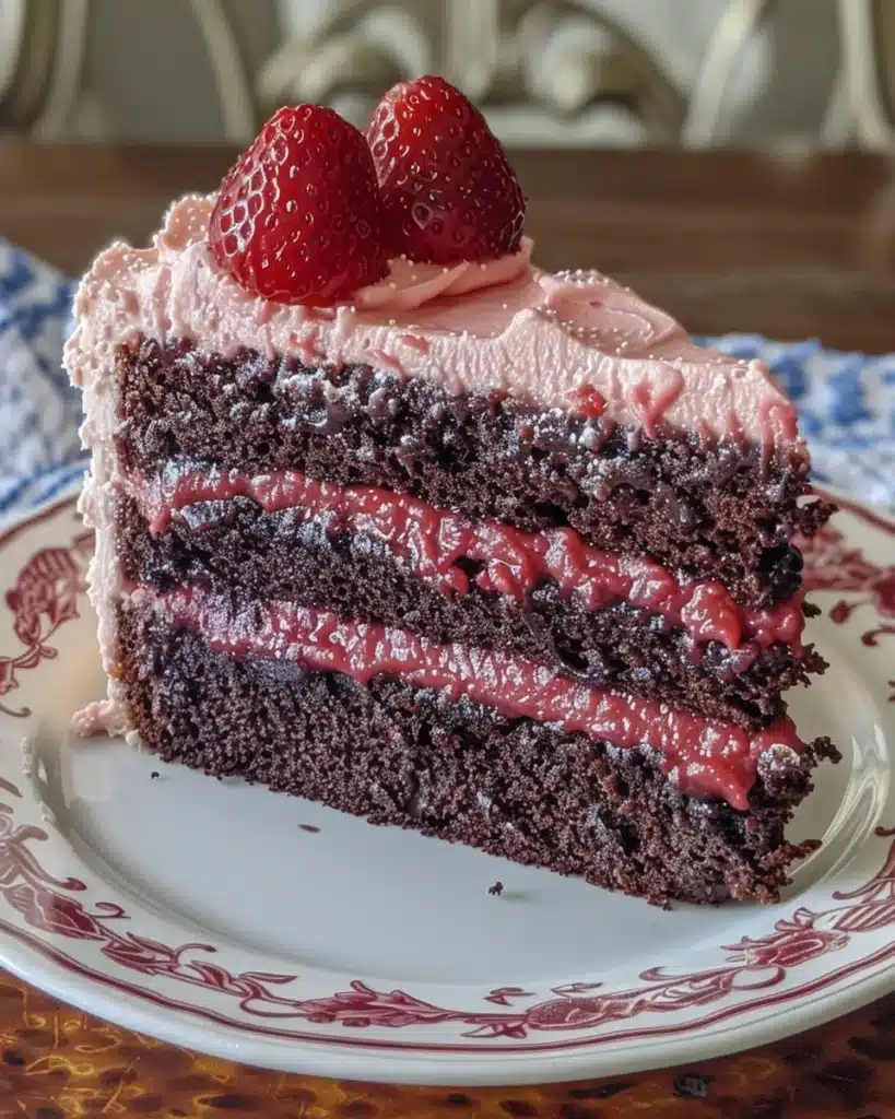 Heart-shaped brownies with strawberry frosting for a delightful dessert