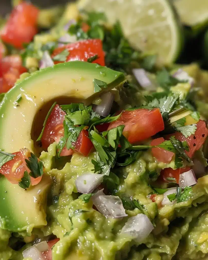 Delicious bowl of best guacamole dip served with tortilla chips