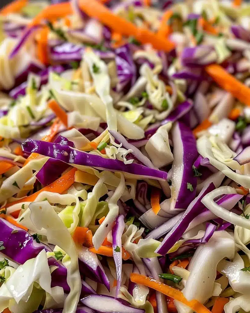 Plate of buttery sautéed cabbage garnished with herbs