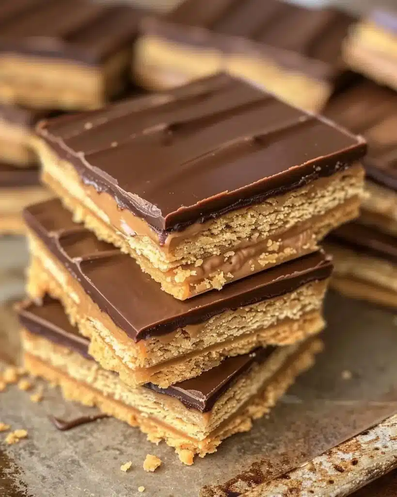 Delicious homemade Caramel Slice dessert on a plate