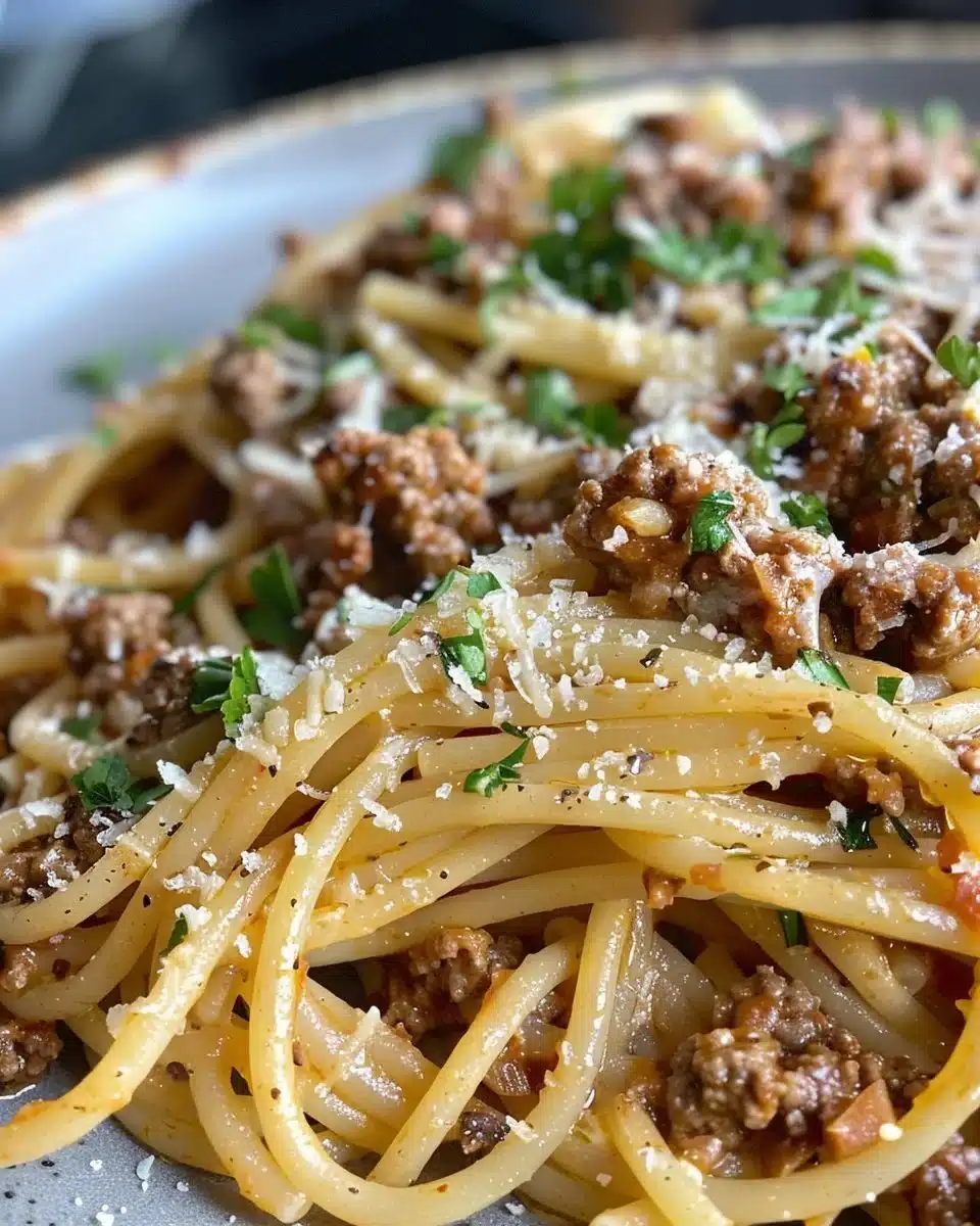 Delicious and creamy Cheesy Velveeta Linguine served in a bowl.