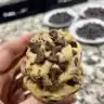 Delicious chocolate chip cookie dough molten cupcakes with gooey center