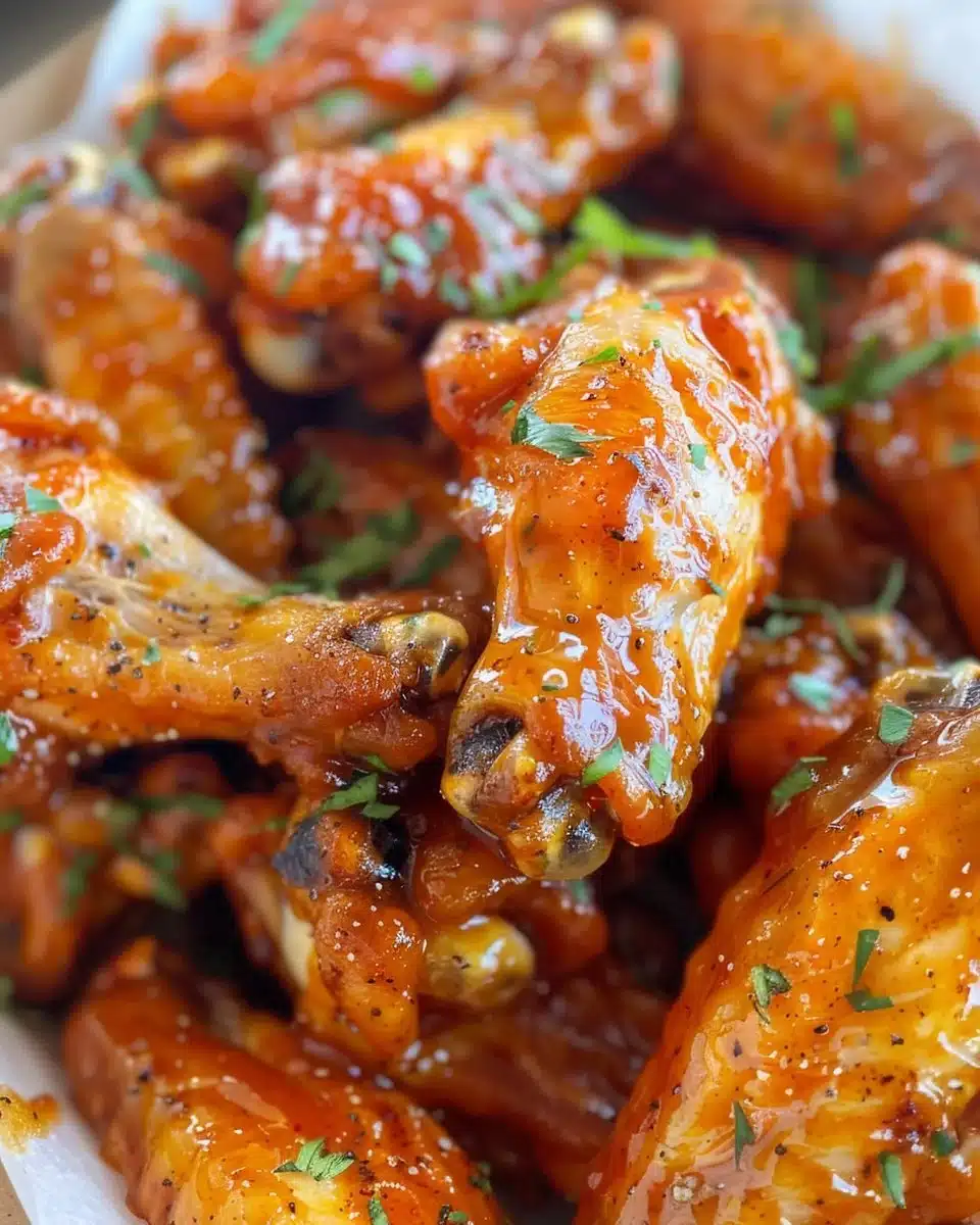 Delicious easy chicken wings recipe with flavorful sauces and crispy skin