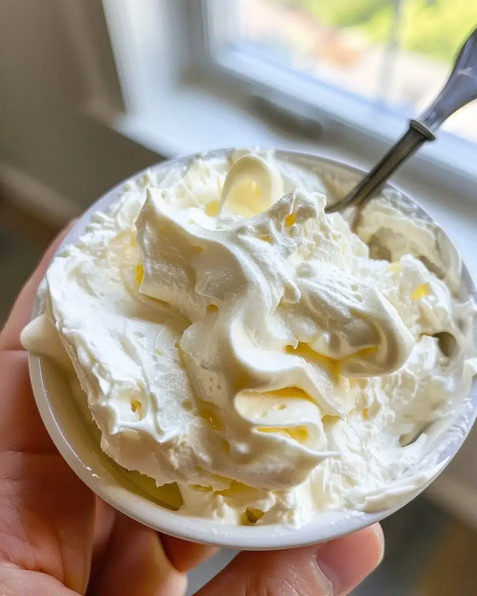 Delicious easy fruit dip served with assorted fresh fruits