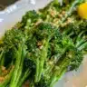 Sautéed Garlic Butter Broccolini served as a tasty side dish