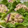 Healthy tuna salad with fresh ingredients served in a bowl