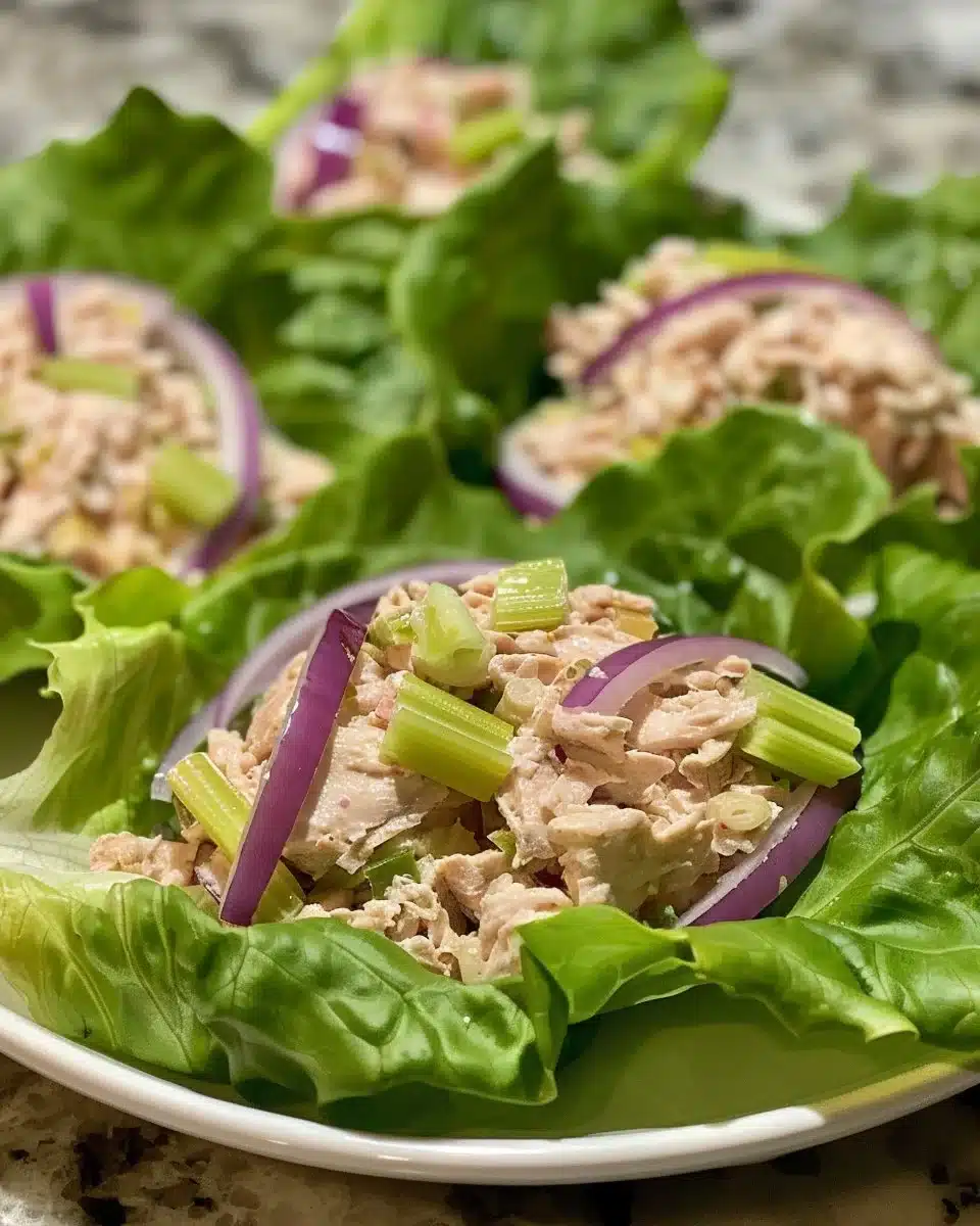 Healthy tuna salad with fresh ingredients served in a bowl