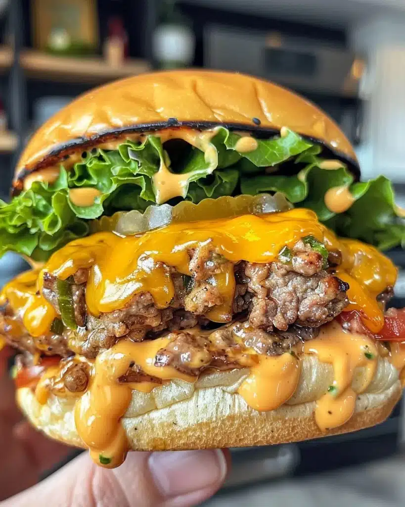 Jalapeño Pepper Jack Turkey Burgers served with fresh toppings