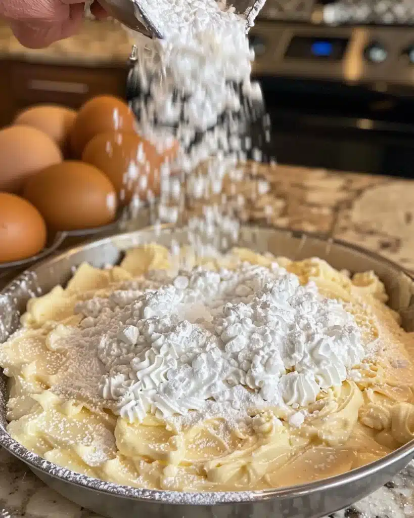 Delicious old fashioned donut cake, beautifully baked and decorated.