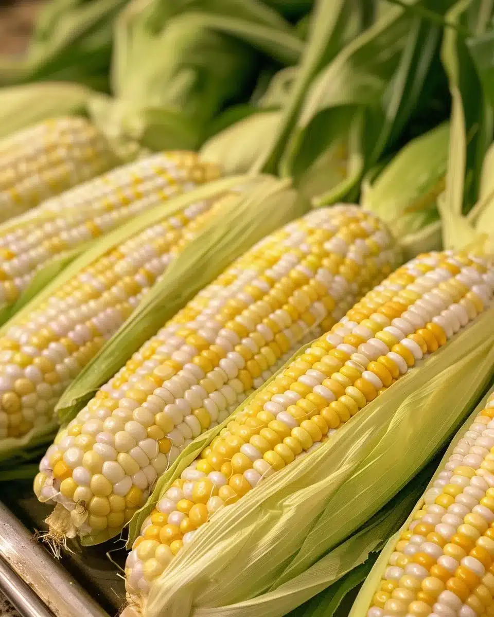 Sweet Instant Pot corn on the cob served on a plate