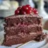 Delicious Black Forest Cupcakes topped with whipped cream and cherries