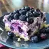 Freshly baked blueberry muffins with vibrant blueberries on top