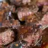 Plate of Candy Steak showcasing its sweet glaze and savory texture