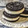 Delicious Cookies and Cream Pie with crushed cookies and whipped cream topping