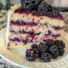 Delicious easy blackberry cobbler fresh from the oven