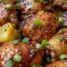 Deliciously grilled Huli Huli Chicken served with fresh vegetables