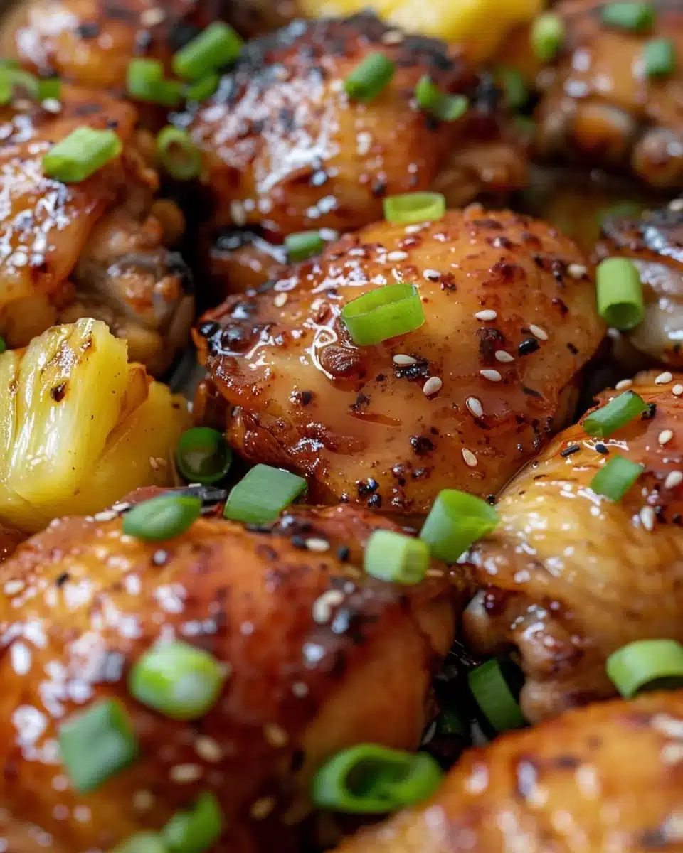 Deliciously grilled Huli Huli Chicken served with fresh vegetables