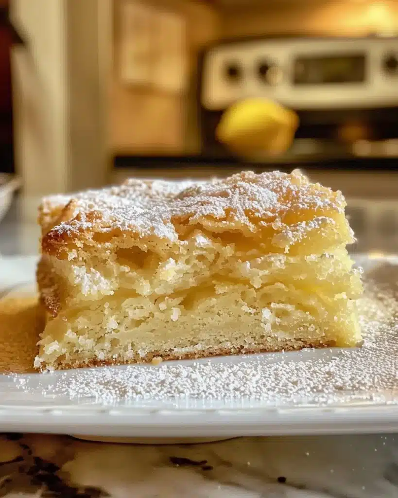 Deliciously moist Easy Lemon Cake with a bright lemon glaze