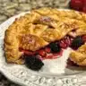 Easy mini berry galettes with fresh berries and flaky crust